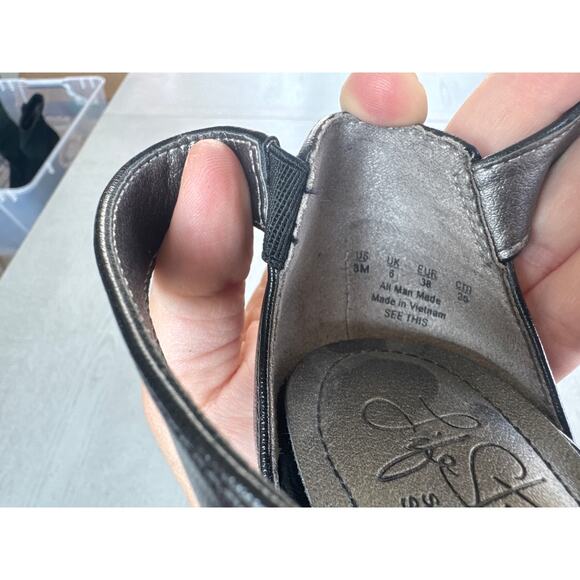 LifeStride Black Everyday Heels Strappy Quiet Luxury Old Money (A) - Picture 5 of 5